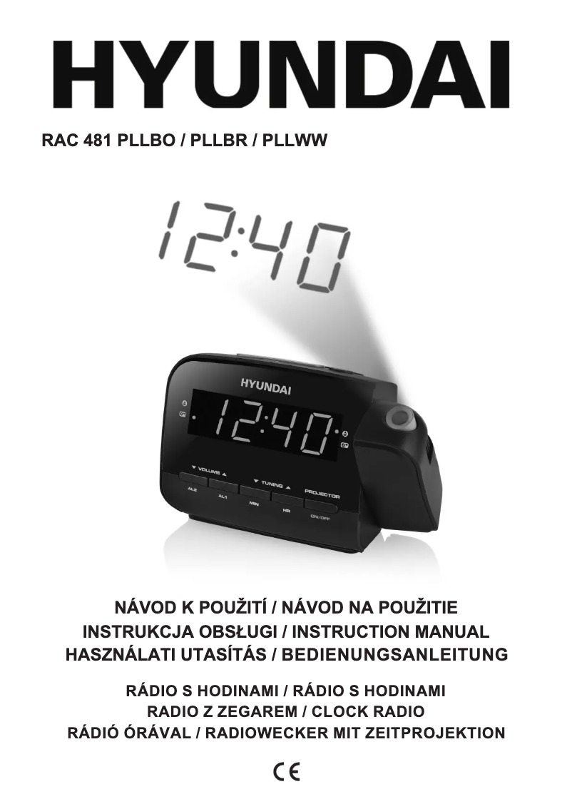 Page 1 de la notice Manuel utilisateur Hyundai RAC 481 PLLBO