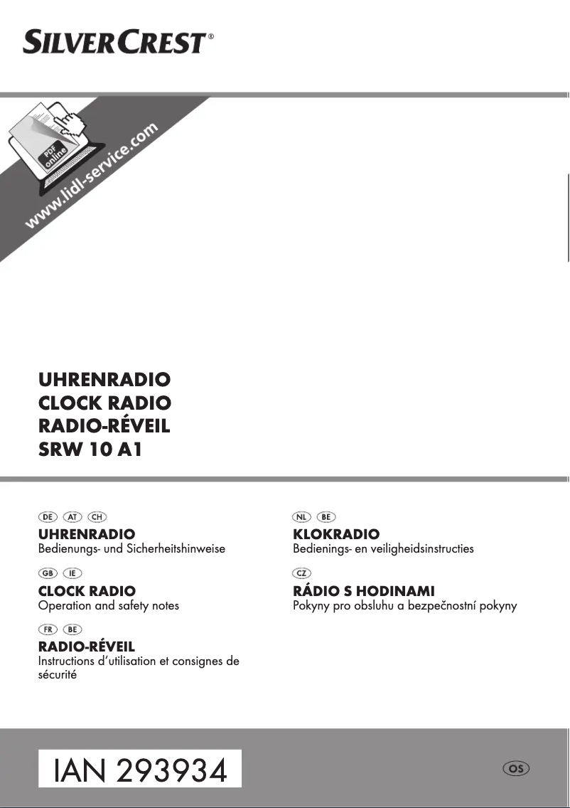 Página 1 del manual Manual de usuario SilverCrest SRW 10 A1