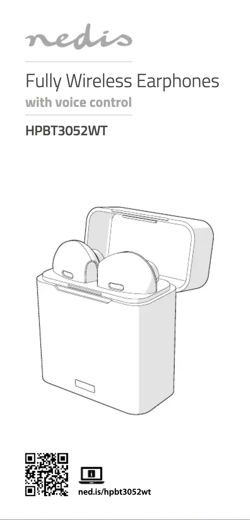 Page 1 de la notice Manuel utilisateur Nedis HPBT3052WT