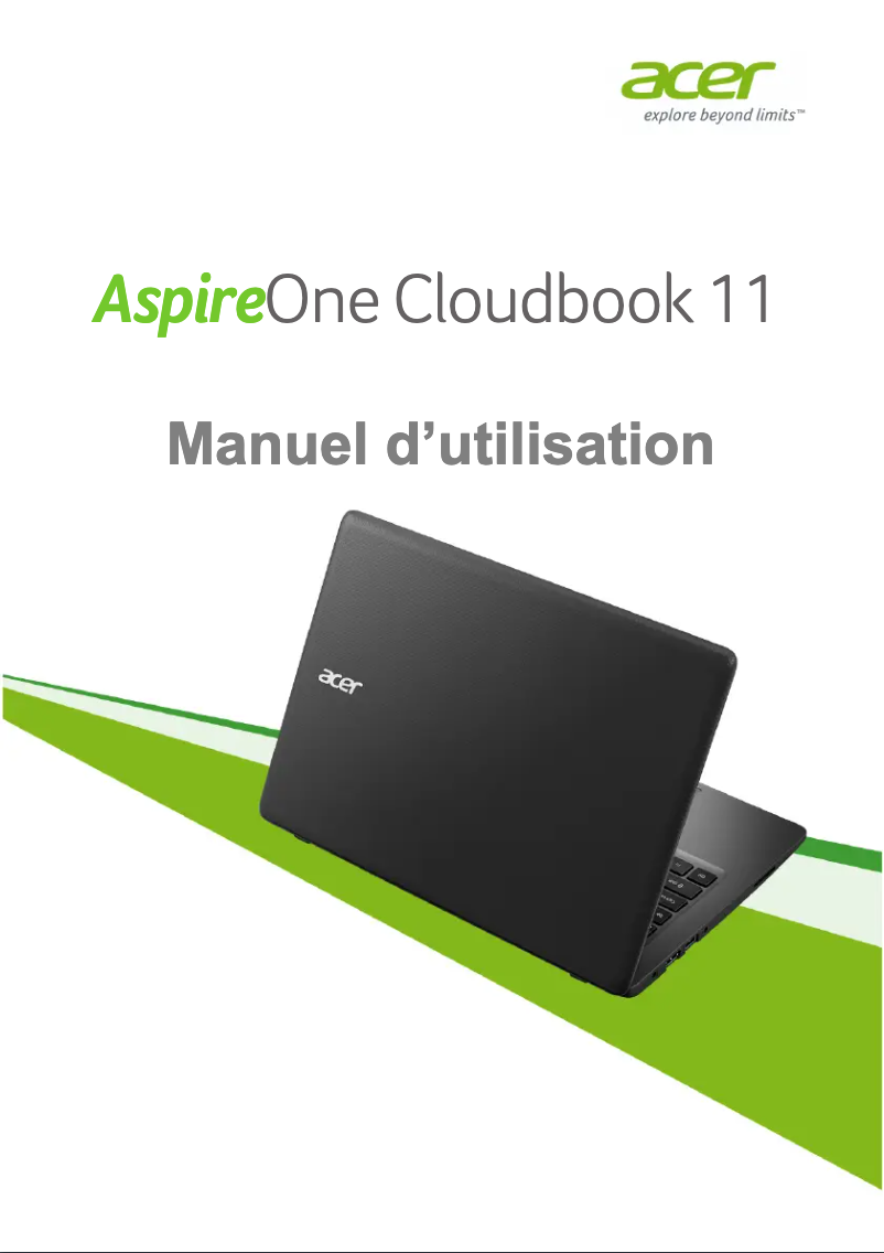 Page 1 de la notice Manuel utilisateur Acer Aspire One Cloudbook 11