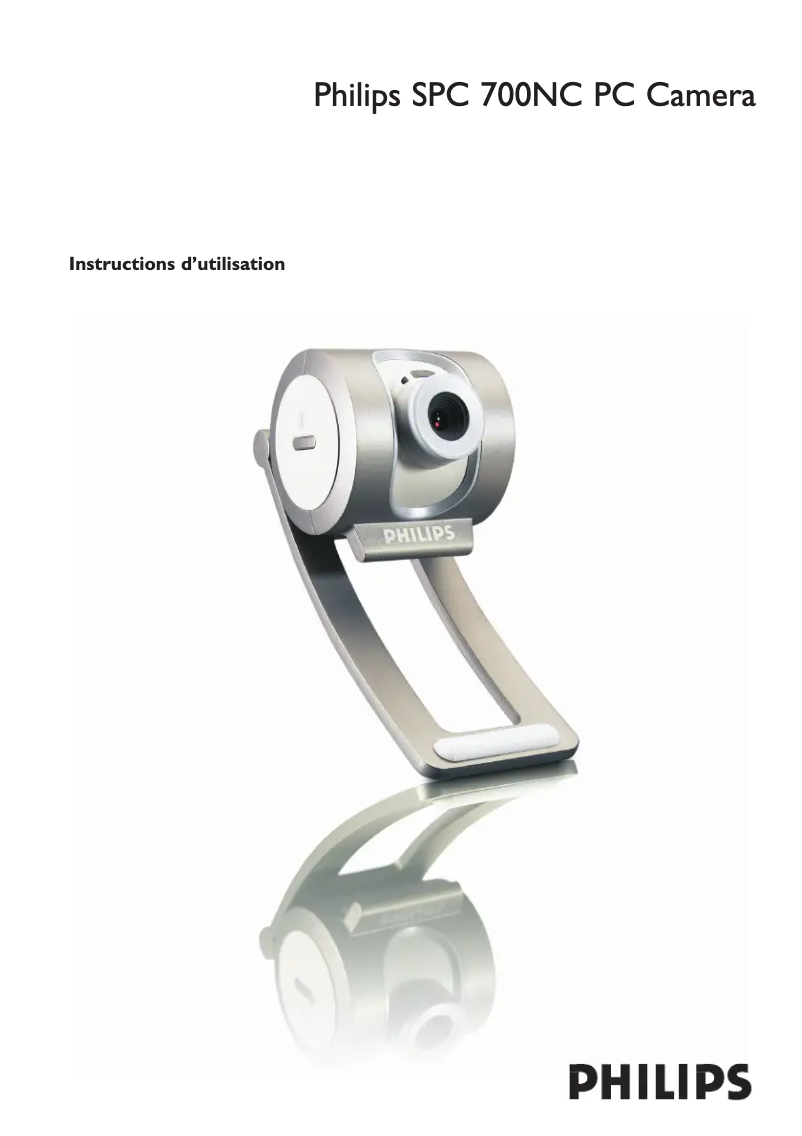 Page n°1 - Manuel utilisateur Philips SPC700NC
