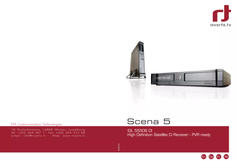 Página 1 del manual Manual de usuario Inverto IDL5550S