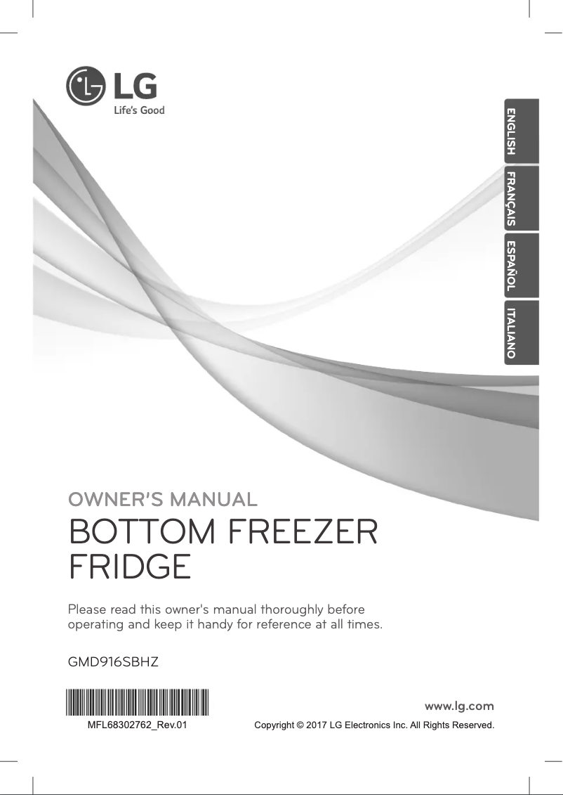 Page 1 de la notice Manuel utilisateur LG GMD916SBHZ