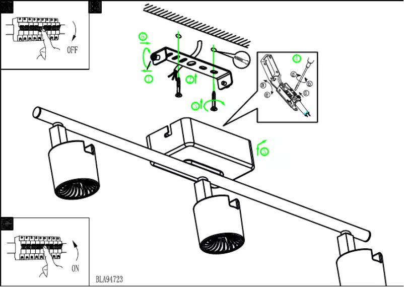 Page 1 de la notice Manuel utilisateur Eglo Maurano