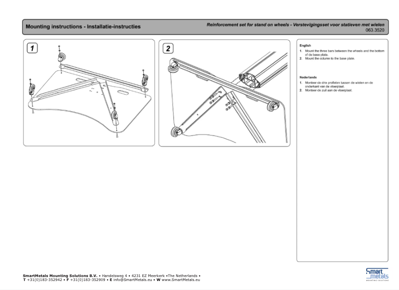 Page 1 of the manual User Manual SmartMetals 063.3520