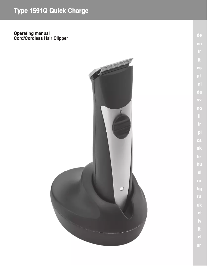 Página 1 del manual Manual de usuario Moser Chromini Pro