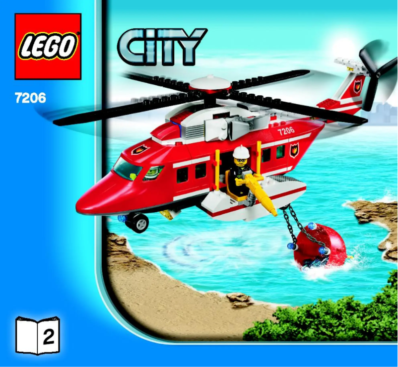 Page 1 de la notice Manuel utilisateur Lego City 7206