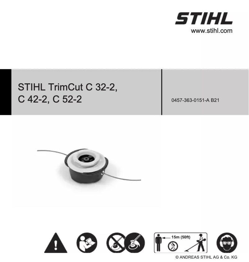 Page 1 de la notice Manuel utilisateur Stihl TrimCut C 32-2
