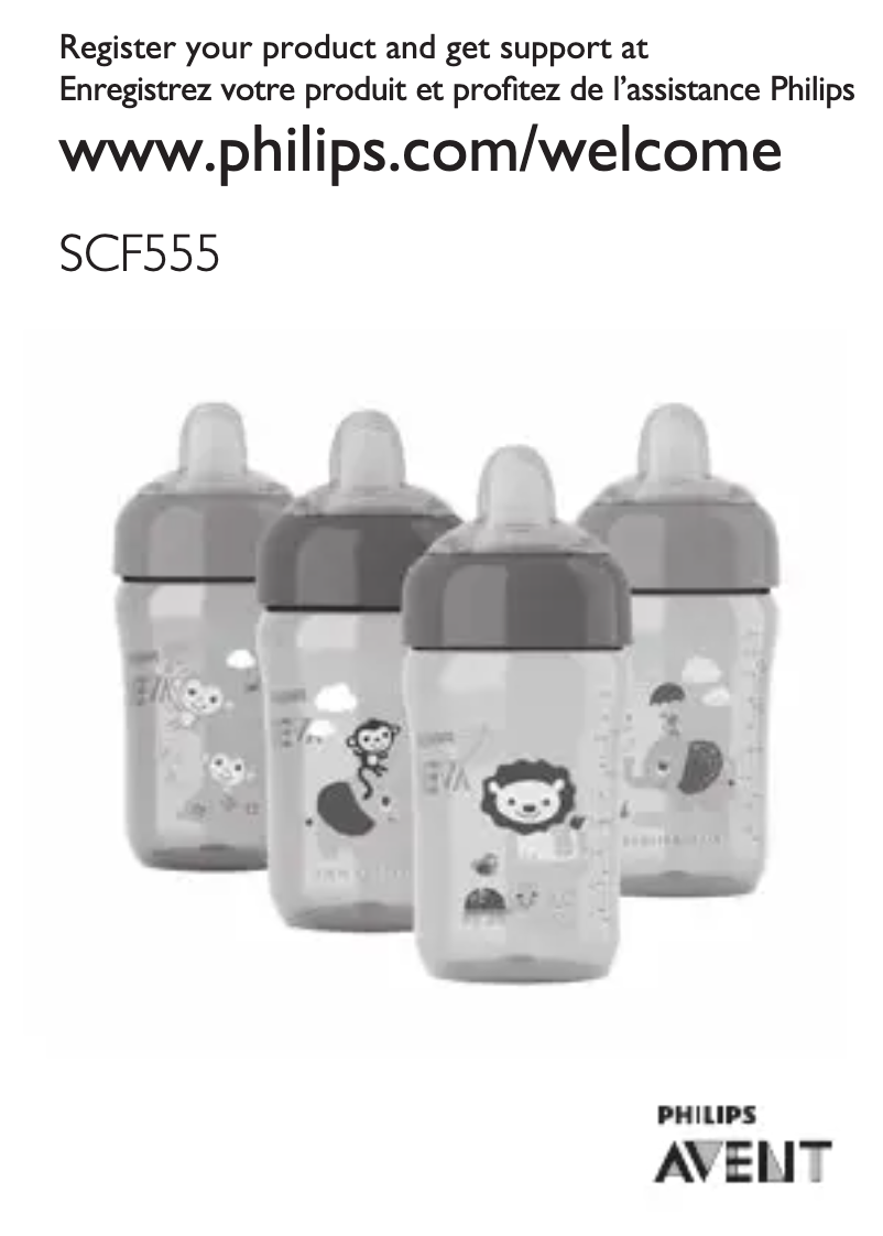 Página 1 del manual Manual de usuario Philips AVENT SCF555