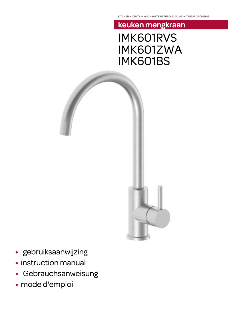 Page 1 de la notice Manuel utilisateur Inventum IMK601BS