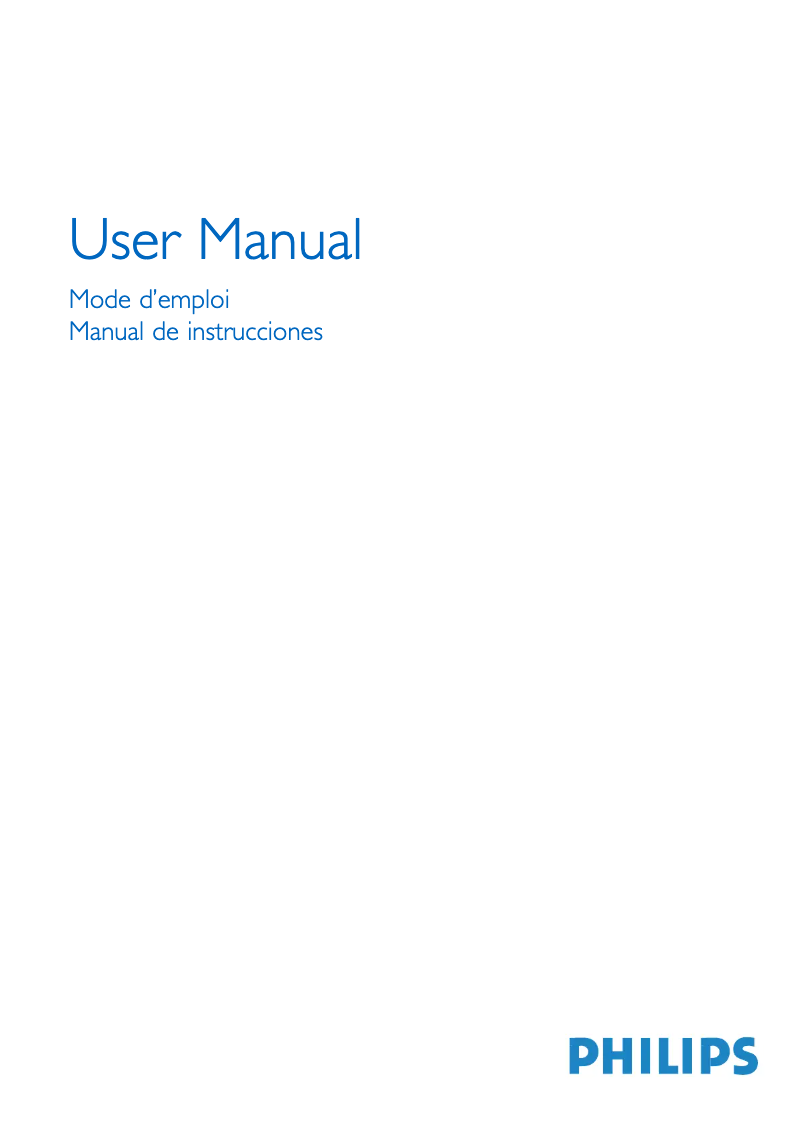 Page n°1 - Manuel utilisateur Philips 32PF9630A