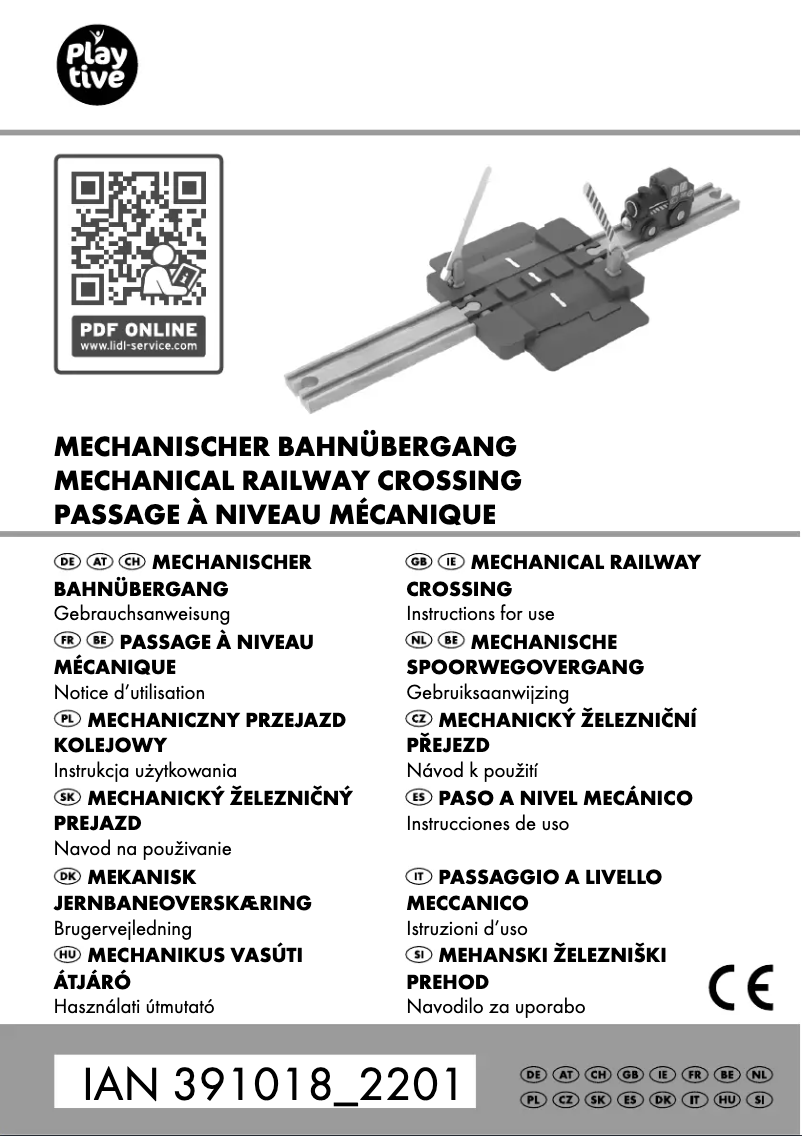 Page 1 de la notice Manuel utilisateur Playtive IAN 391018