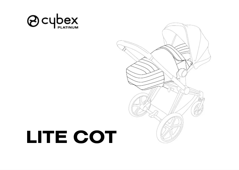 Page 1 de la notice Manuel utilisateur Cybex Lite Cot Platinum