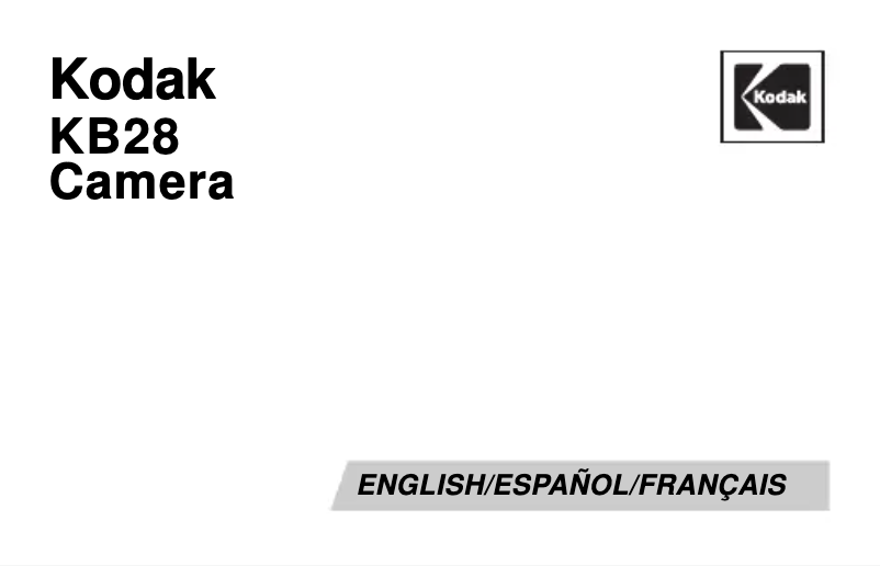 Página 1 del manual Manual de usuario Kodak KB28