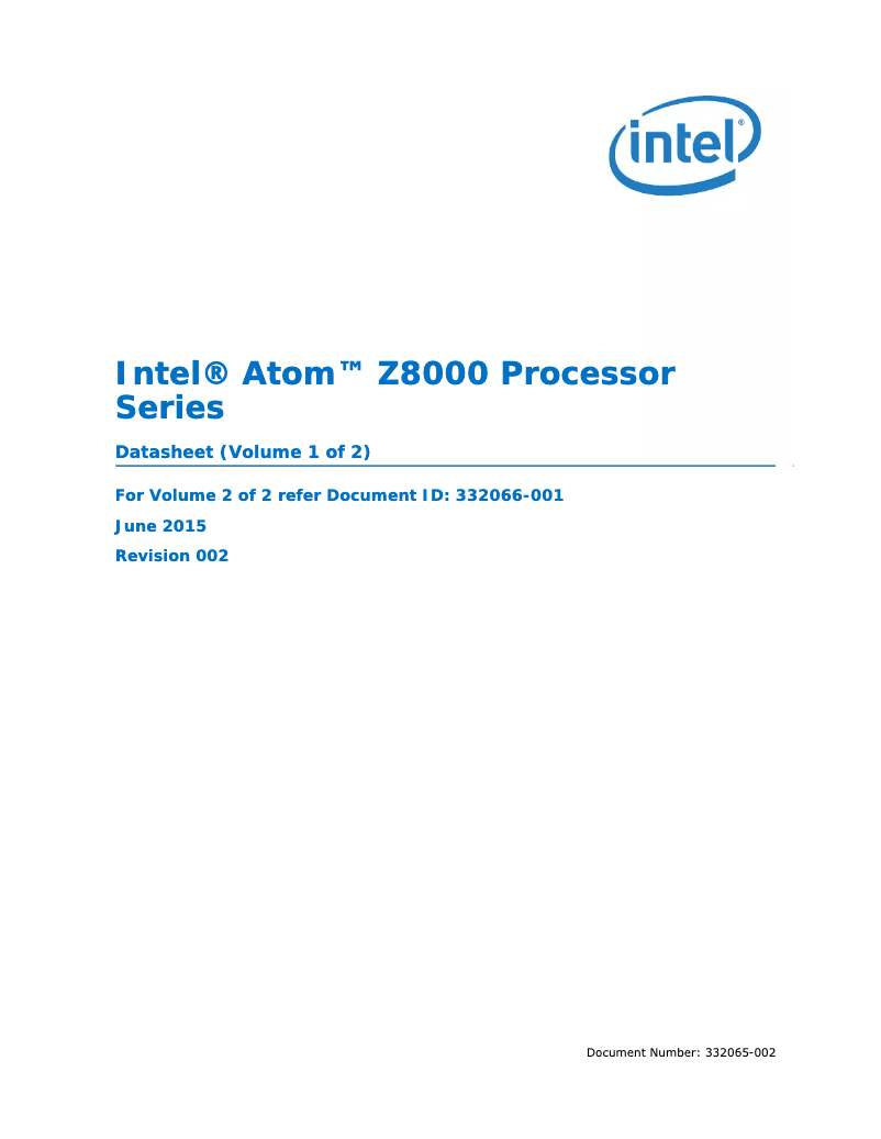 Page 1 de la notice Manuel utilisateur Intel Atom x7-Z8700