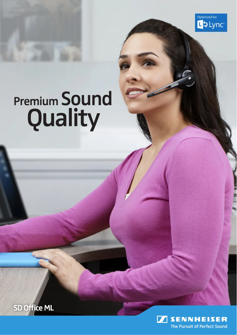 Page 1 de la notice Manuel utilisateur Sennheiser SD Office ML