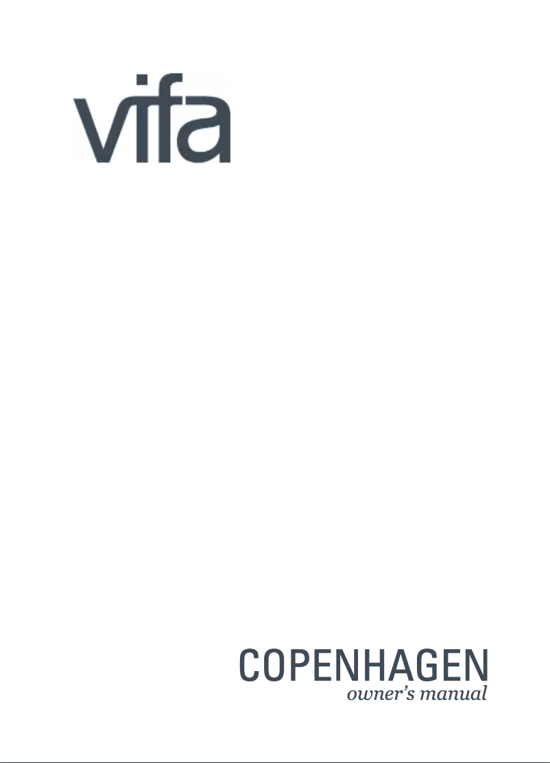 Page 1 de la notice Manuel utilisateur Vifa Copenhagen 2.0