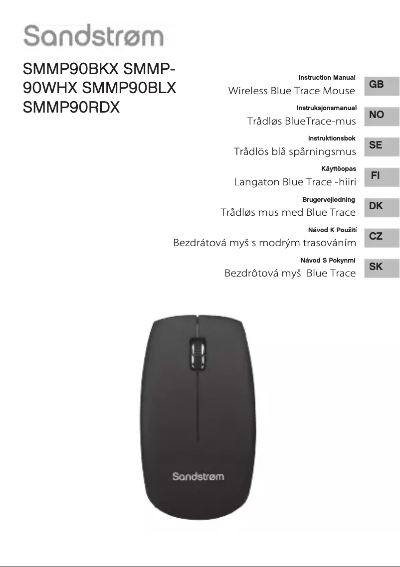 Page 1 de la notice Manuel utilisateur Sandstrøm SMMP90RDX