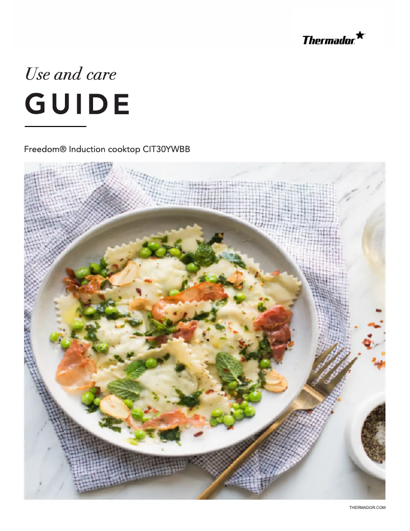 Page 1 de la notice Manuel utilisateur Thermador CIT30YWBB