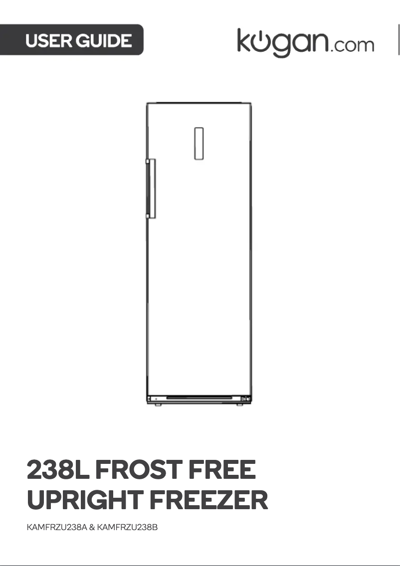 Page 1 de la notice Manuel utilisateur Kogan KAMFRZU238A