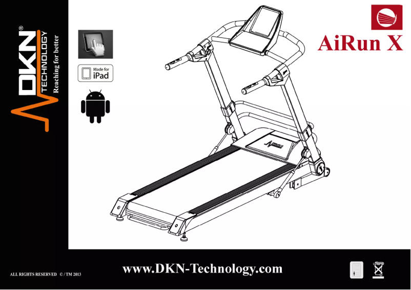 Page 1 de la notice Manuel utilisateur DKN AiRun X