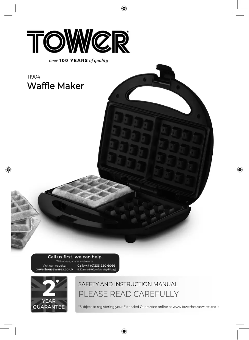 Page 1 de la notice Manuel utilisateur Tower T19041