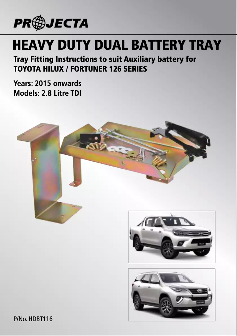 Page 1 de la notice Manuel utilisateur Projecta HDBT116