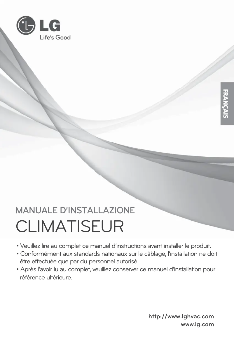 Page 1 of the manual User Manual LG ARUN076BT2