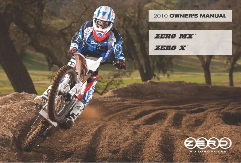 Página 1 del manual Manual de usuario Zero MX (2010)