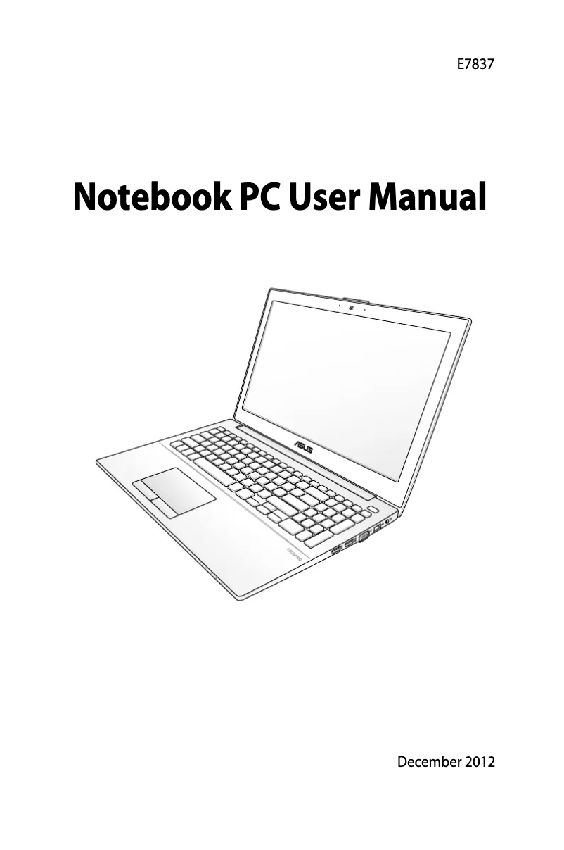 Page 1 de la notice Manuel utilisateur Asus Pro P Essential PU500CA