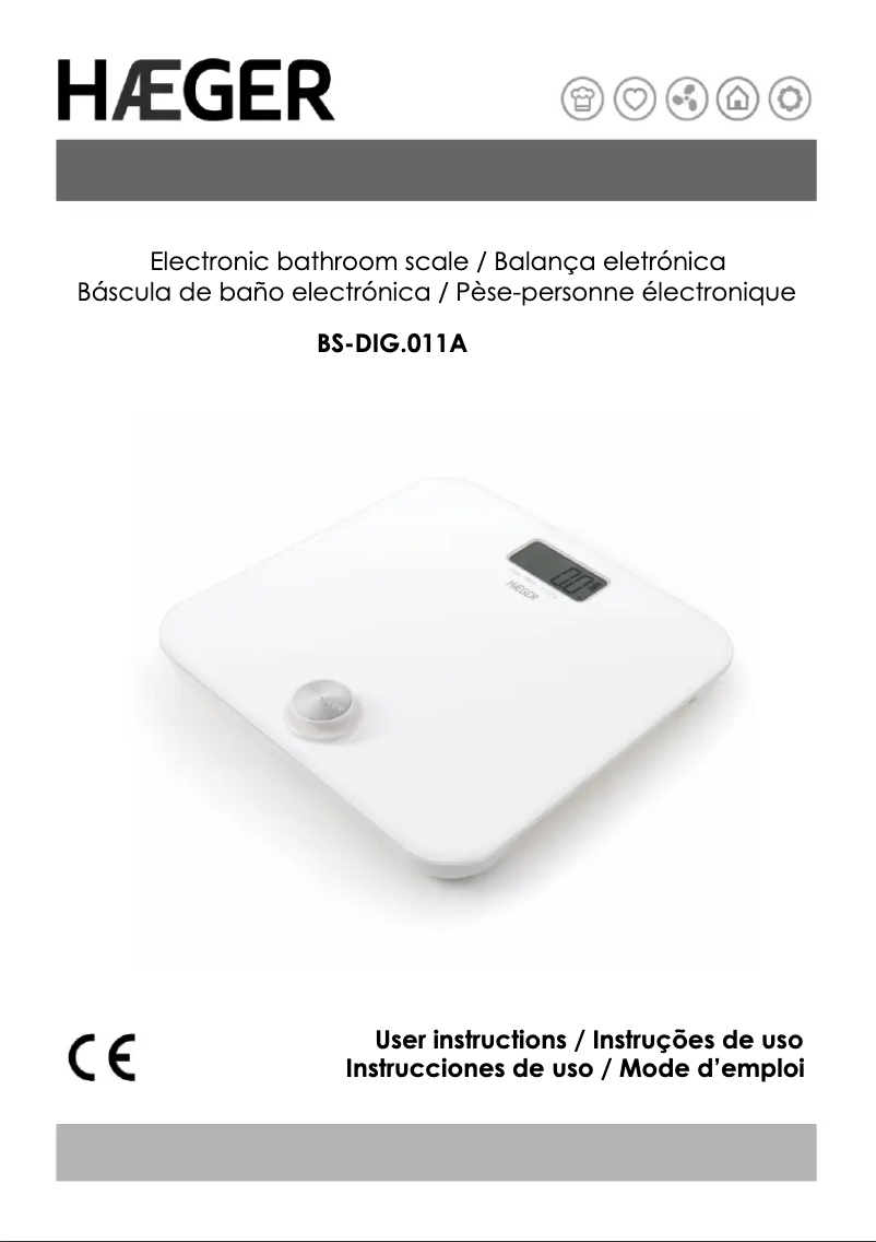 Page 1 de la notice Manuel utilisateur Haeger BS-DIG.011A