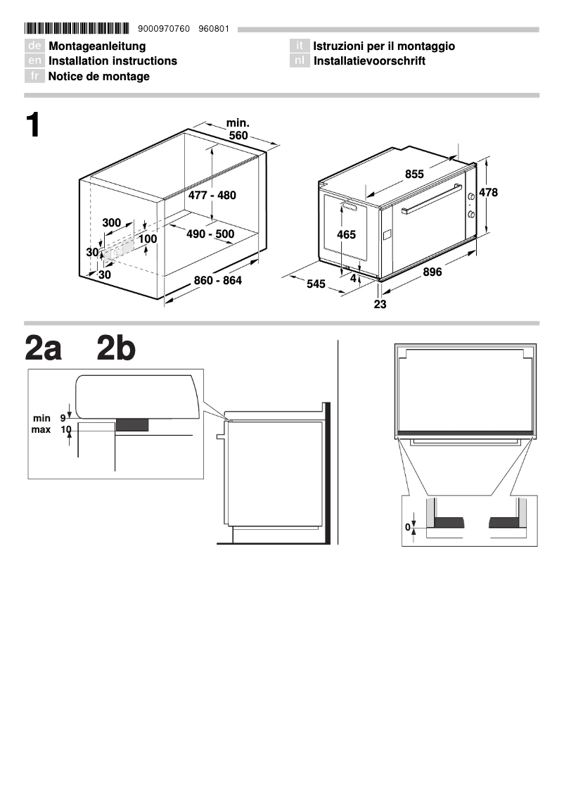 Page 1 de la notice Guide d'installation Siemens HV541ANS0