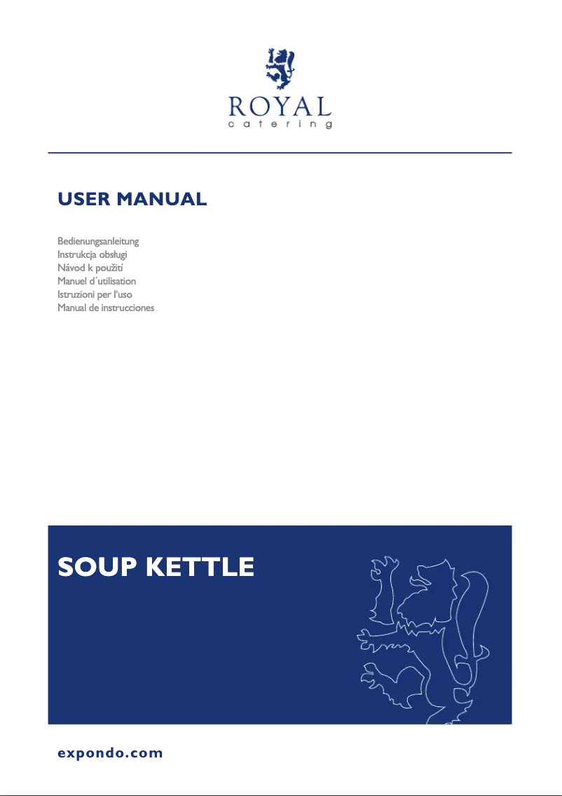 Page 1 de la notice Manuel utilisateur Royal Catering RCST-9401