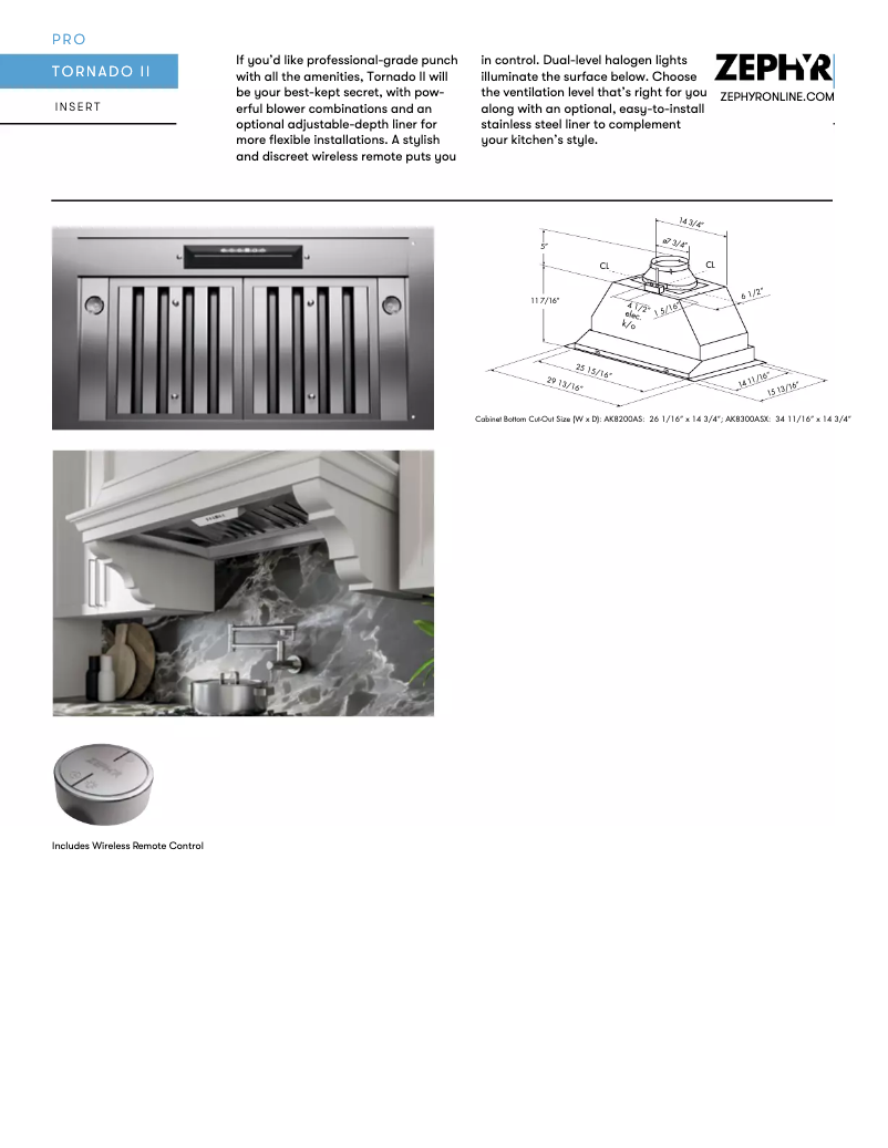Página 1 del manual Manual de usuario Zephyr AK8200AS