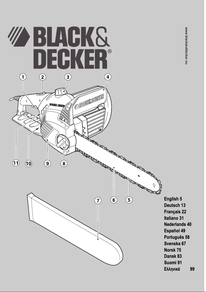 Page n°1 - Manuel utilisateur Black & Decker GK2040T