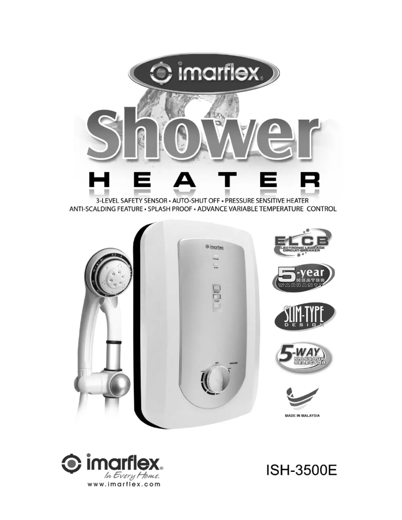 Página 1 del manual Manual de usuario Imarflex ISH-3500E