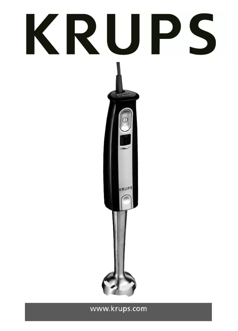 Page 1 de la notice Manuel utilisateur Krups Prep Expert GPA340