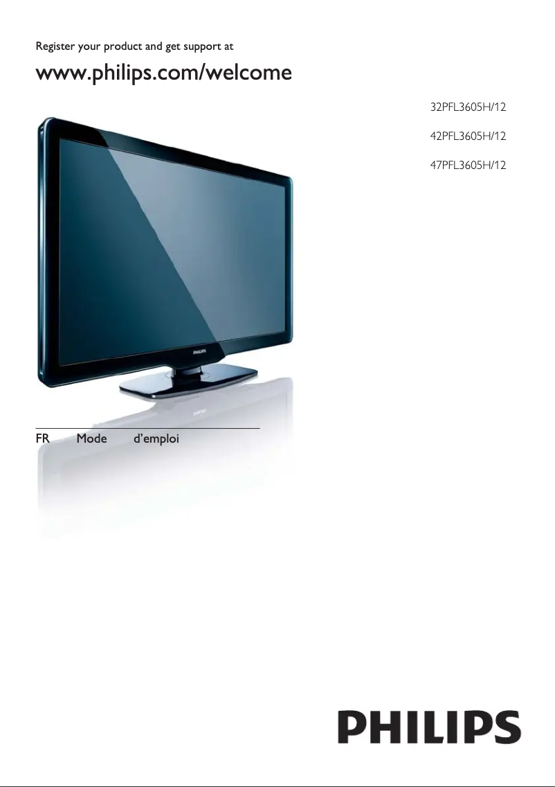 Page n°1 - Manuel utilisateur Philips 42PFL3605H