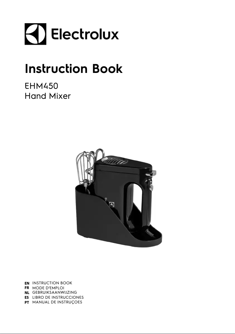 Page 1 de la notice Manuel utilisateur Electrolux EHM450