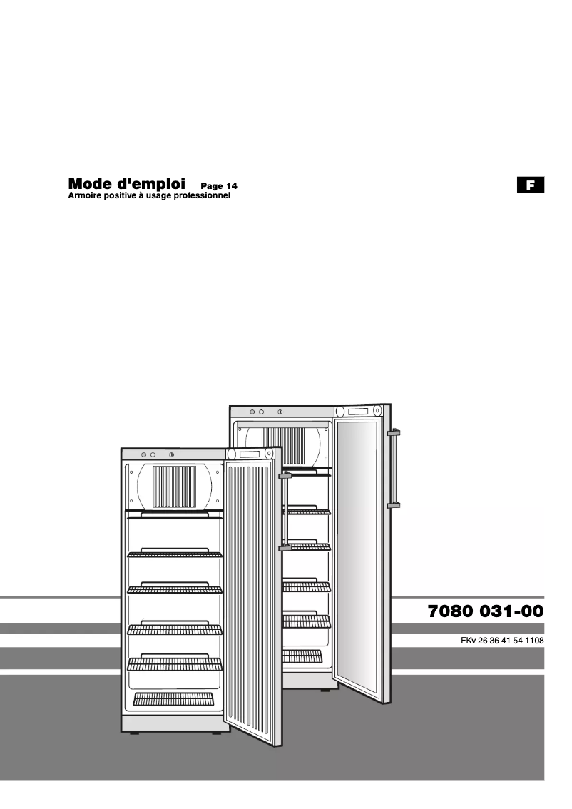 Page 1 de la notice Manuel utilisateur Liebherr FKvsl 3612 Premium