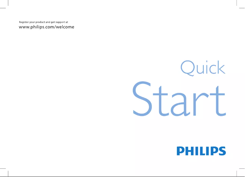 Page n°1 - Guide de démarrage rapide Philips 42PFL3605H
