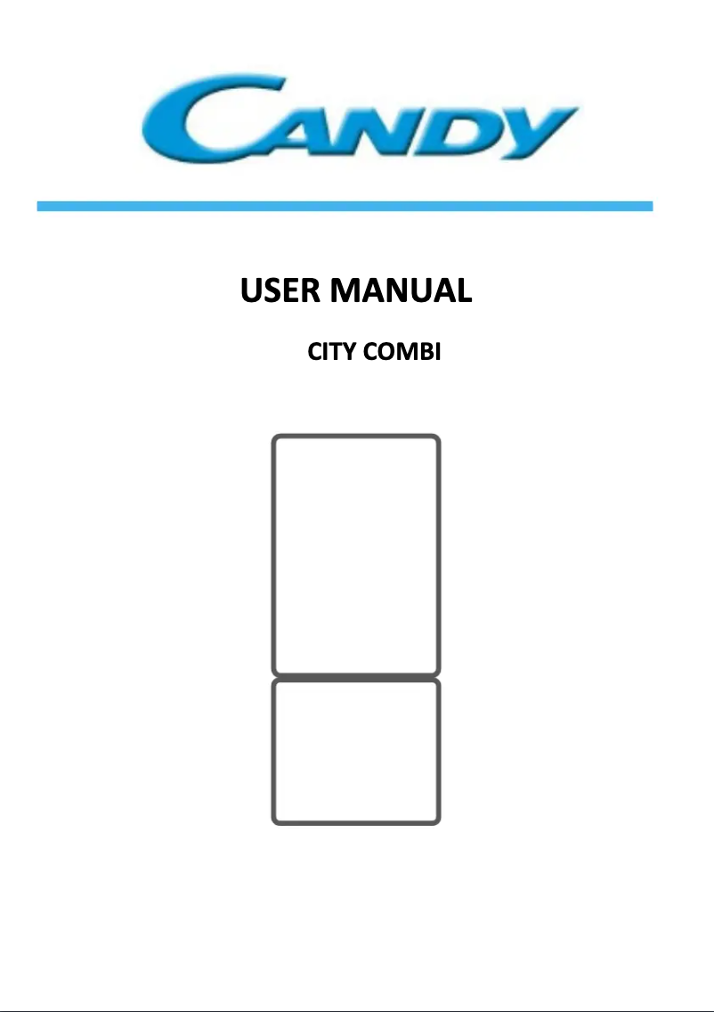 Page 1 of the manual User Manual Candy CMCL 4142SN