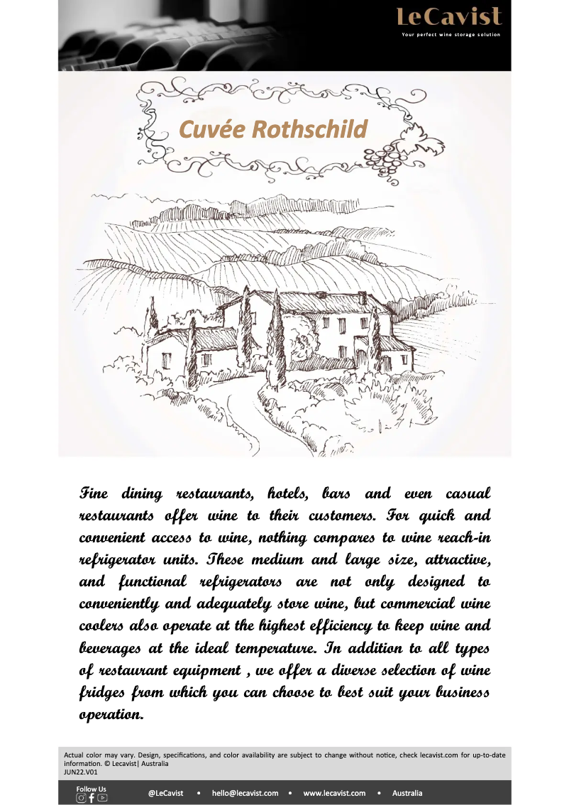 Page 1 of the manual Technical Sheet LeCavist LCS240VN1Z1D