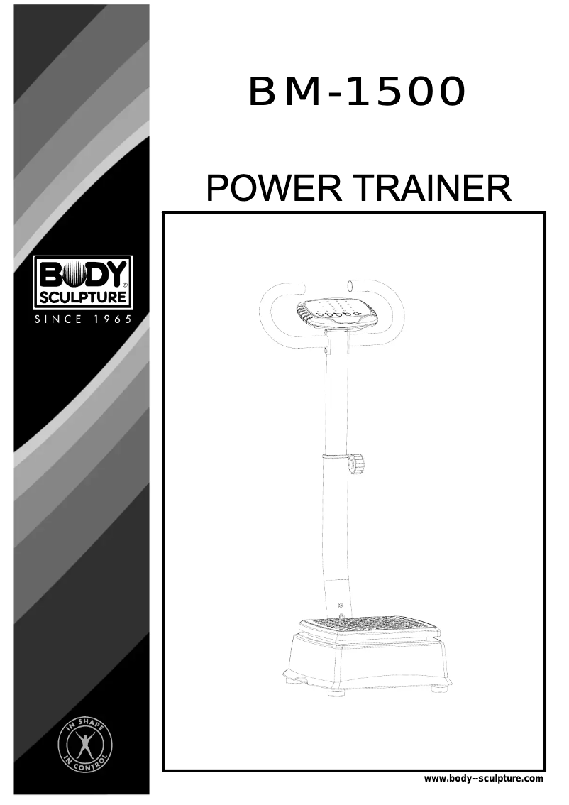 Page 1 of the manual User Manual Body Sculpture BM-1500