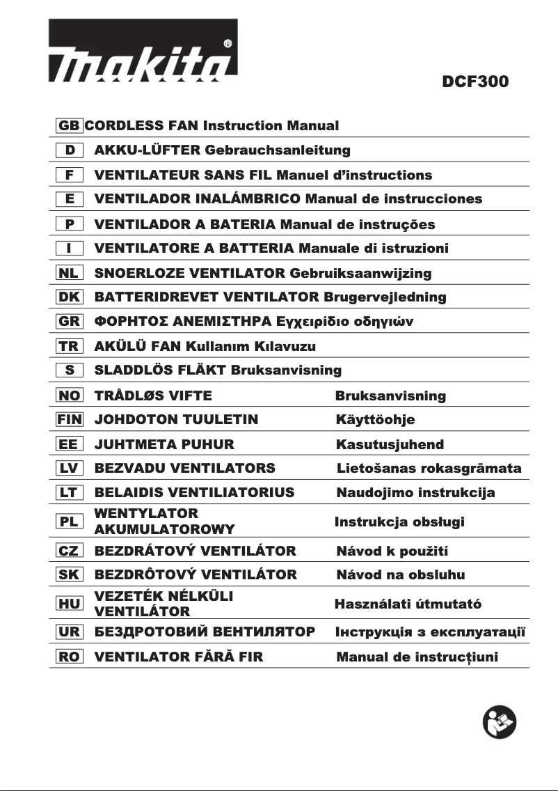 Página 1 del manual Manual de usuario Makita DCF300