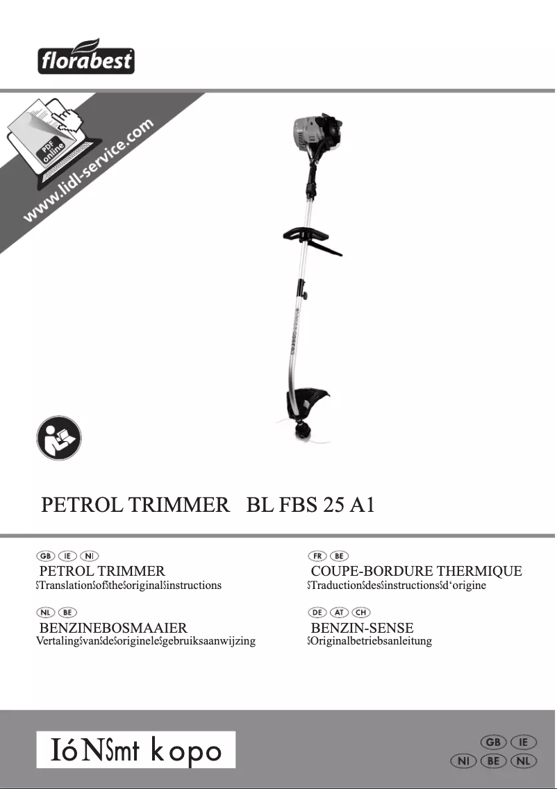 Page 1 of the manual User Manual Florabest BL FBS 25 A1