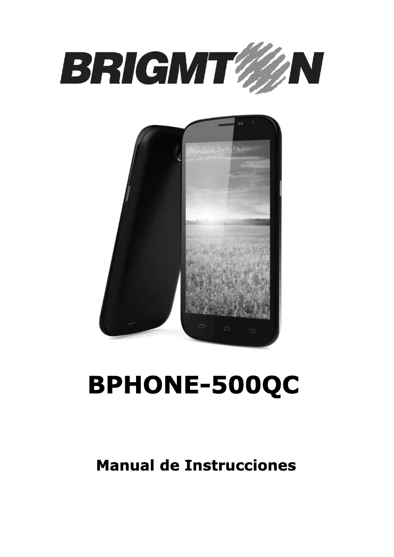 Page 1 de la notice Manuel utilisateur Brigmton BPHONE-500-QC