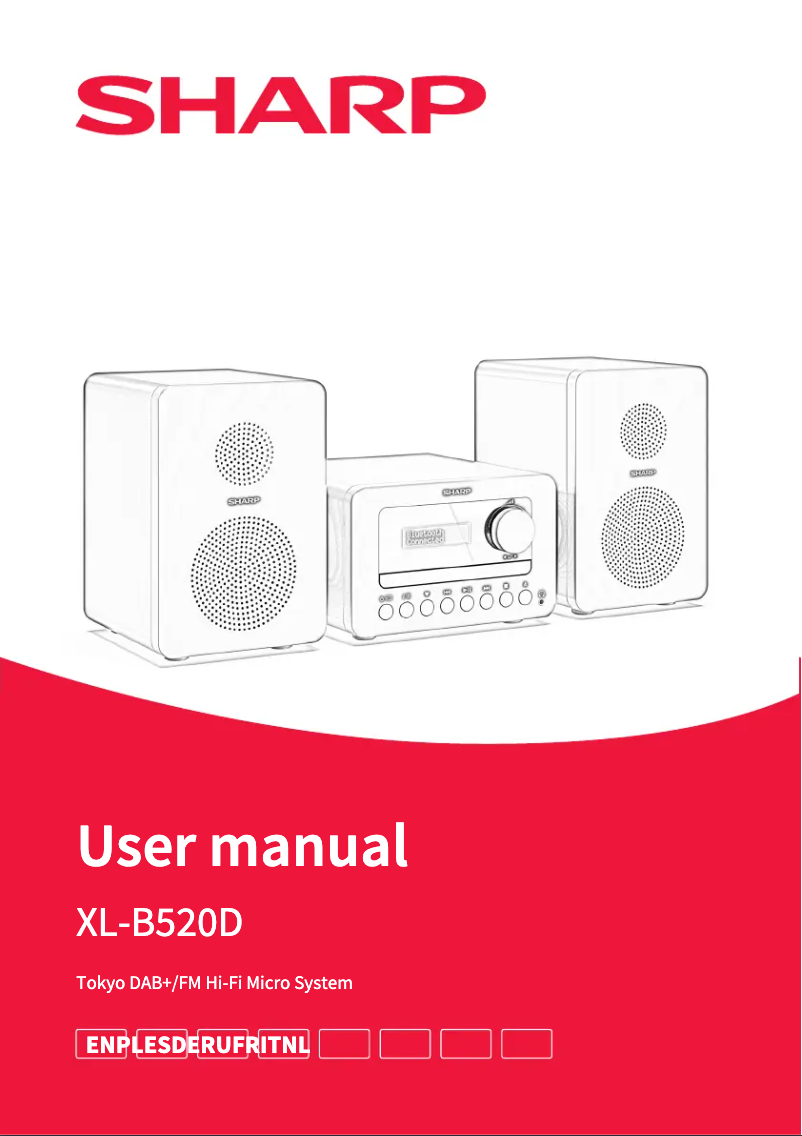 Page n°1 - Manuel utilisateur Sharp XL-B520D