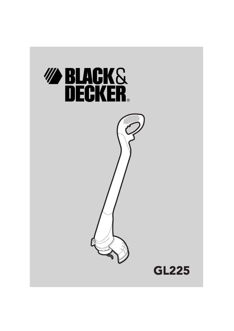 Page 1 de la notice Manuel utilisateur Black & Decker GL225SC