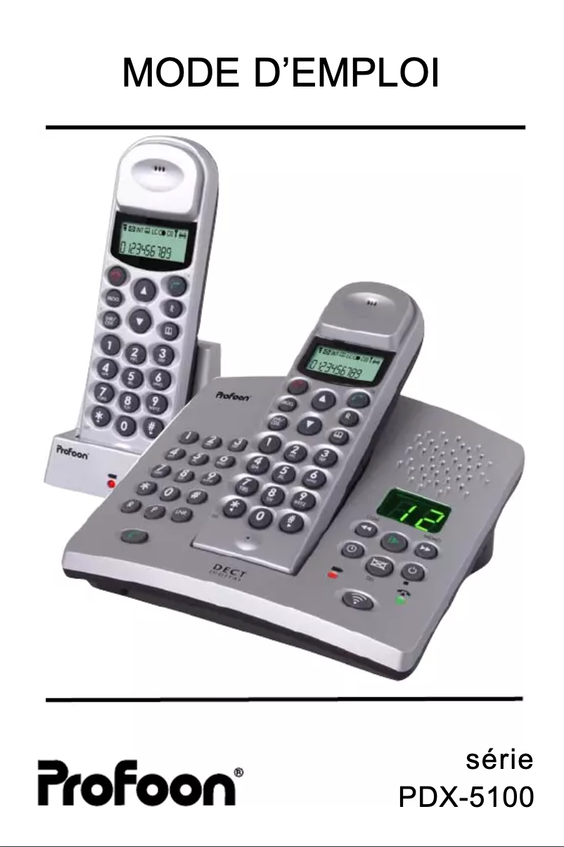 Imagen de la primera página del manual del dispositivo PDX-5100